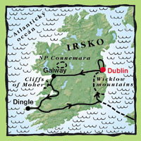 IRSKO - zájezd CK Kudrna - aktivní dovolená - Anglie,Irsko